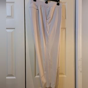Athleta Brooklyn mid rise ankle pants Abalone Gray size 18 travel sport